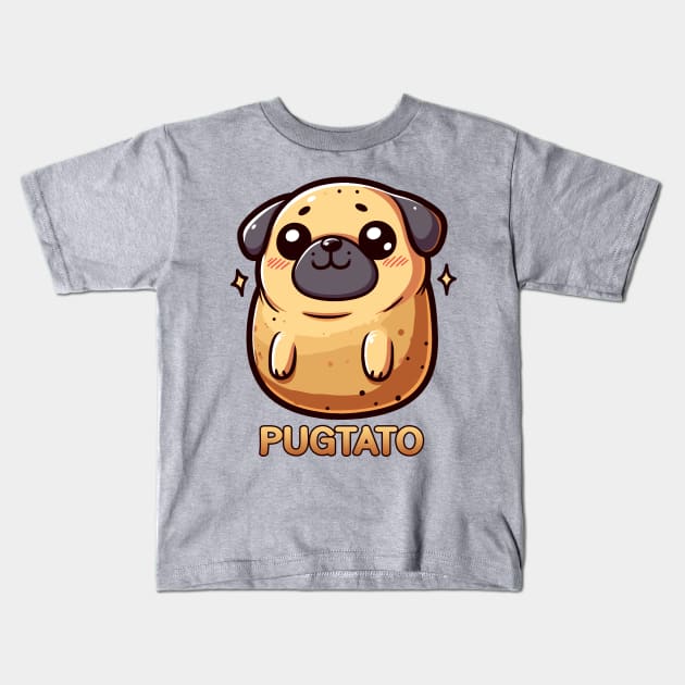 Pugtato Kids T-Shirt by CraftingHouse's Design